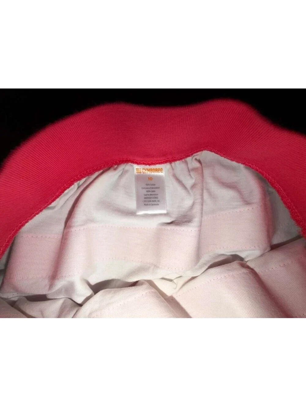 Gymboree Girls Size 10 Pink White and Navy Striped Pull-On Skirt
